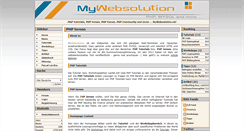 Desktop Screenshot of mywebsolution.de