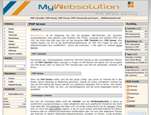 Tablet Screenshot of mywebsolution.de