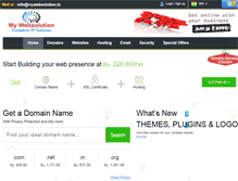Tablet Screenshot of mywebsolution.in